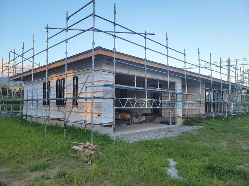 木造平屋建住宅（富士見町S様邸）外観