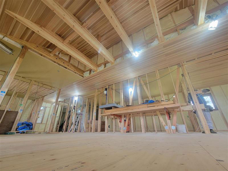 木造平屋建住宅（富士見町S様邸）電気工事②